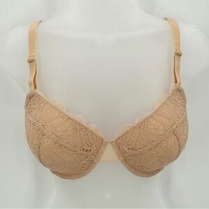 LIVELY Bra Size 32DD Underwire 47601 Toasted Almond Lace T-shirt Bra New